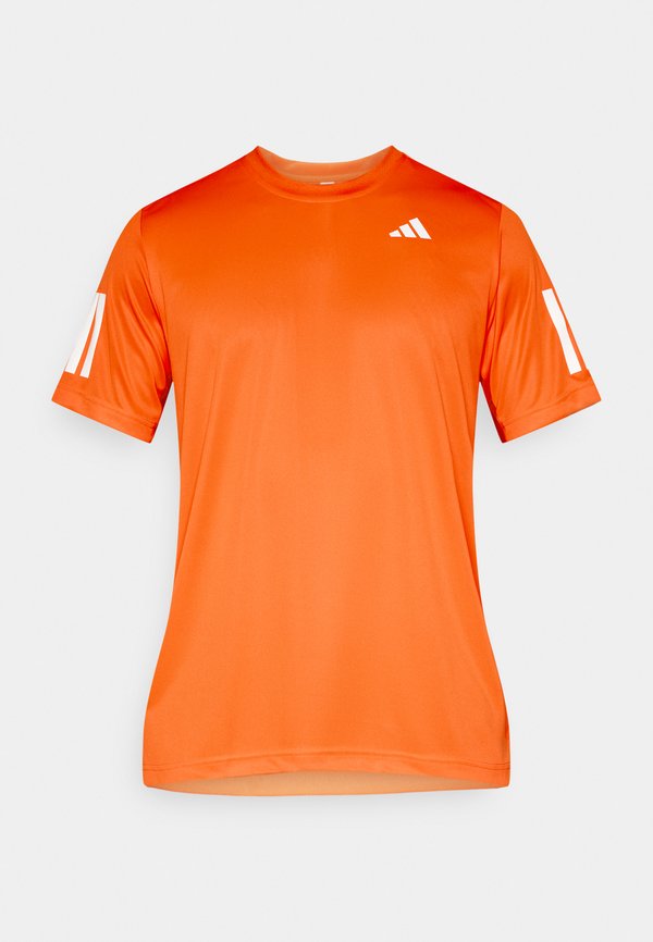 adidas Performance CLUB 3 STRIPES TEE - Sports T-shirt - pure orange