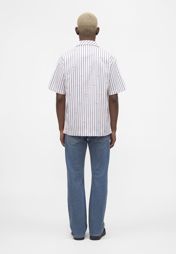 Cavalli Uomo STRIPES AND LOGO RELAXED FIT SHIRT