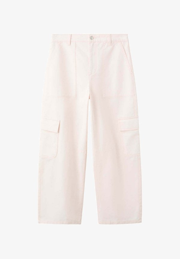 Mango ADULT - Relaxed fit jeans - light pink