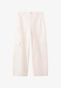 Mango ADULT - Relaxed fit jeans - light pink