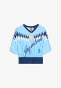 Bershka FIFA TSHIRT - Print T-shirt - light blue