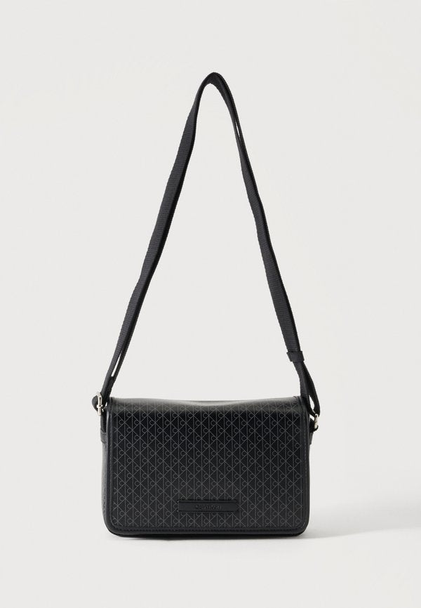 Calvin Klein SMALL FLAP  - Cross body bag - black