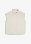 Bershka PRINT - VEST - Waistcoat - grey