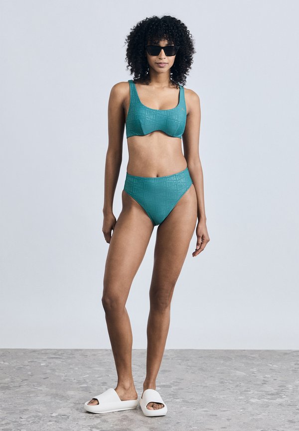 Puma SWIM WOMEN EMBOSSED SCOOP NECK