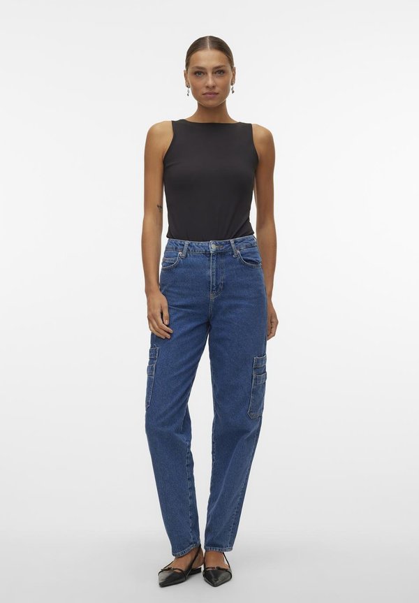 Vero Moda VMAVIVA HR MOM CARGO JEANS