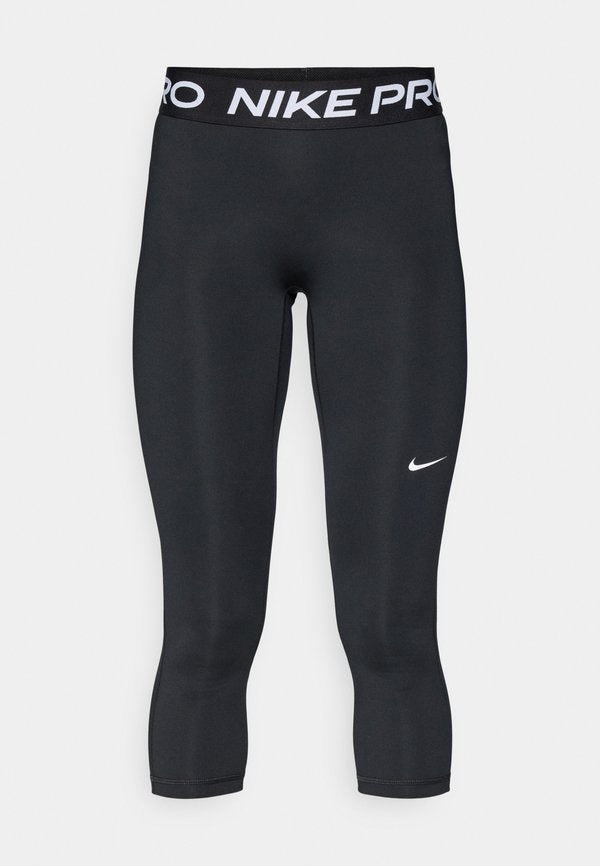 Nike Performance 365 CROP TIGHT - Leggings - black/white
