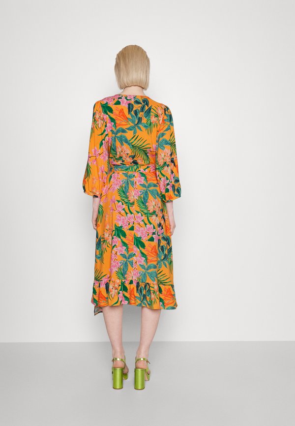ONLY ONLTROPICA WRAP MIDI DRESS