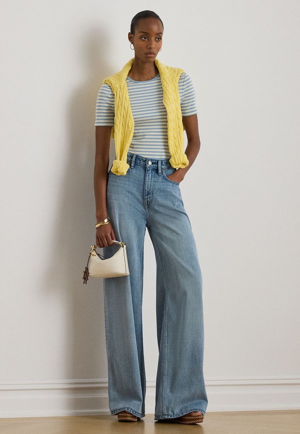 Lauren Ralph Lauren STRIPED STRETCH COTTON TEE