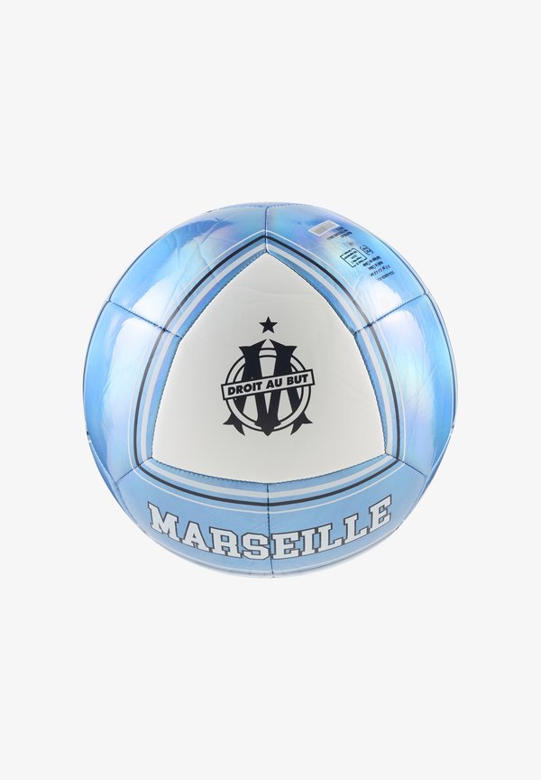 Puma OLYMPIQUE DE MARSEILLE FTBLCULTURE FAN - Football - white-team aqua