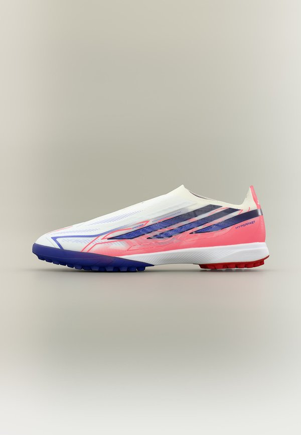 adidas Performance F50 HYPERFAST PRO TF - Turf football boots - footwear white/solar purple/solar turbo