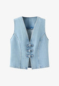 Mango ADULT - Waistcoat - blue