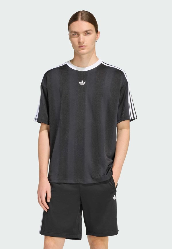 adidas Originals JACQUARD JERSEY - Print T-shirt - black