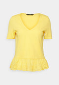 Vero Moda Tall VMEMILY PEPLUM V NECK