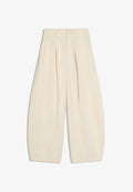 Bershka SUPER WITH DARTS - BAGGY TROUSERS - Trousers - sand