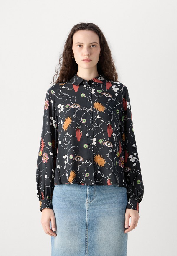 Scotch & Soda PRINTED BALLOON SLEEVE SHIRT