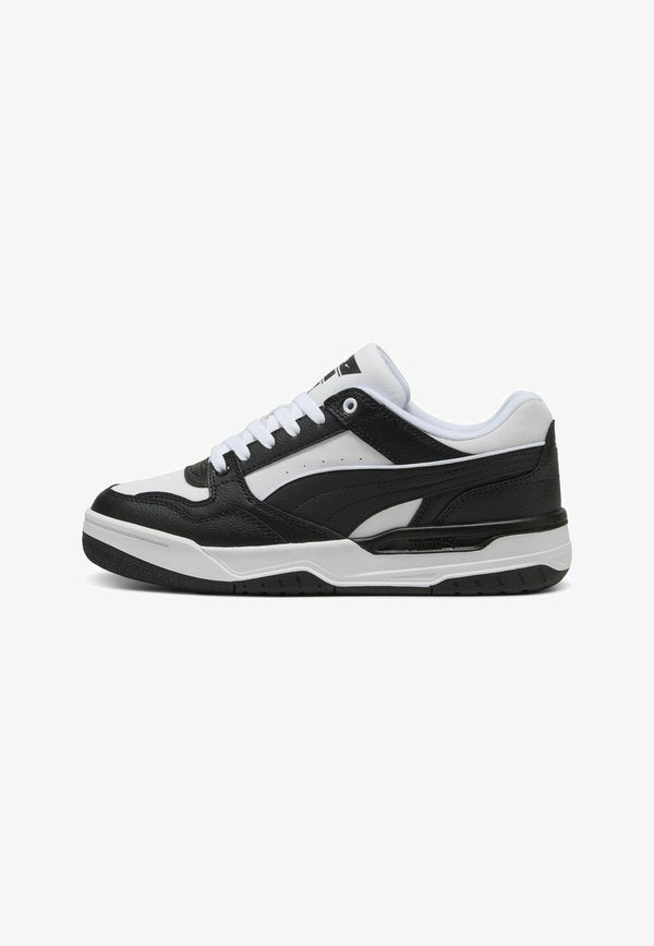Puma REBOUND RETRO SNEAKERS UNISEX - Skate shoes - white black
