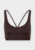 adidas Performance ALL ME ESSENTIALS MEDIUM SUPPORT BRA - Medium support sports bra - aurora coffee