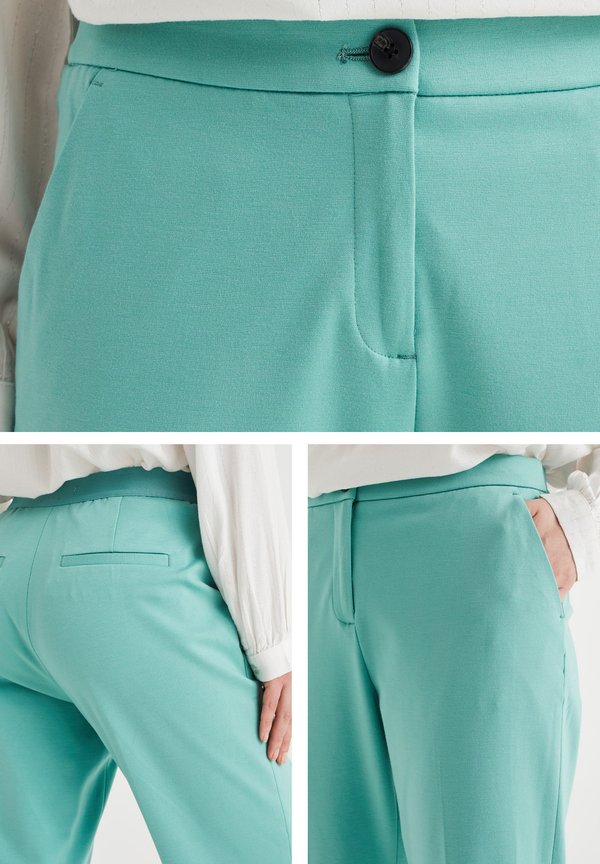WE Fashion DAMES SLIM FIT PANTALON MET STRETCH