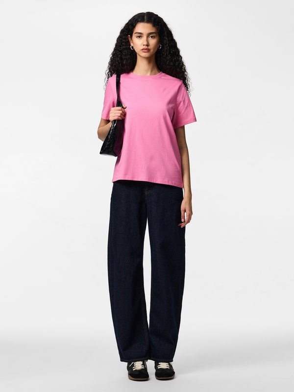 Pieces PCRIA SS SOLID TEE JRS NOOS BC
