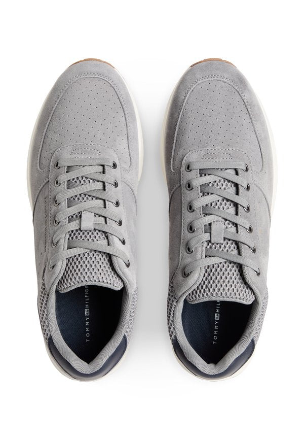 Tommy Hilfiger SUEDE MIXED TEXTURE FINE CLEAT TRAINERS