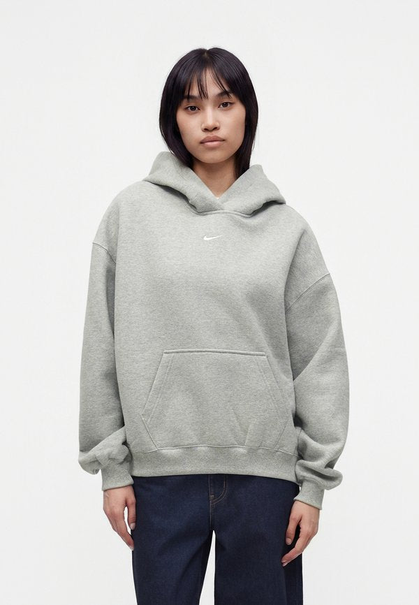 Nike Sportswear STUDIO FLEECE MEDIUM WEIGHT OVERSIZED PULLOVER HOODIE - Hoodie - grey
