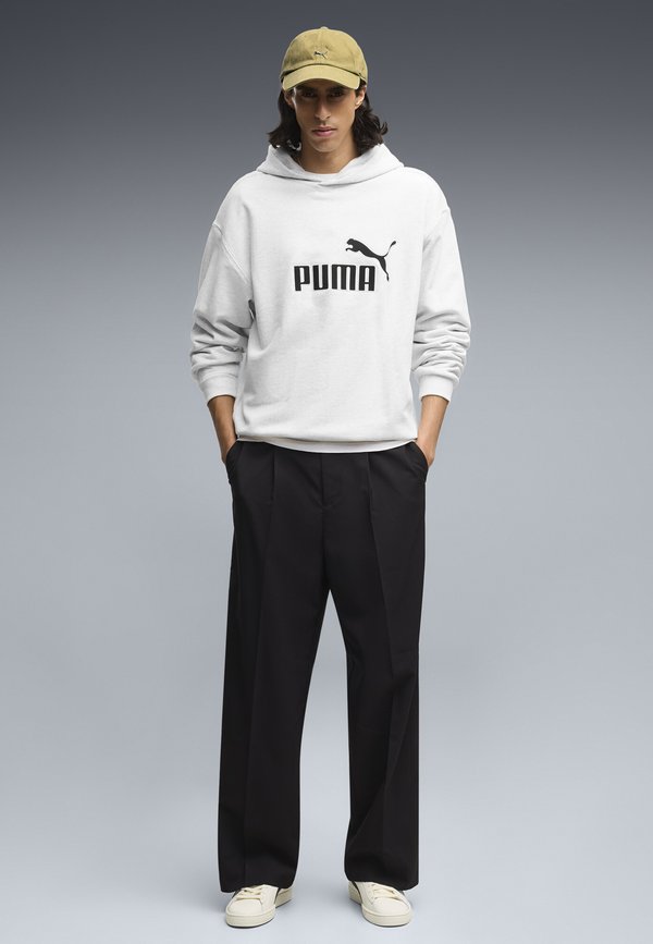 Puma ESSENTIALS ELEVATED NO. 1 RELAXED HOODIE - Hoodie - white glow heather