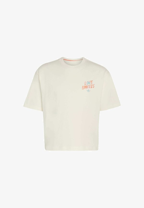 adidas Originals ADIDAS ORIGINALS PRIDE GFX TEE - Print T-shirt - cloud white