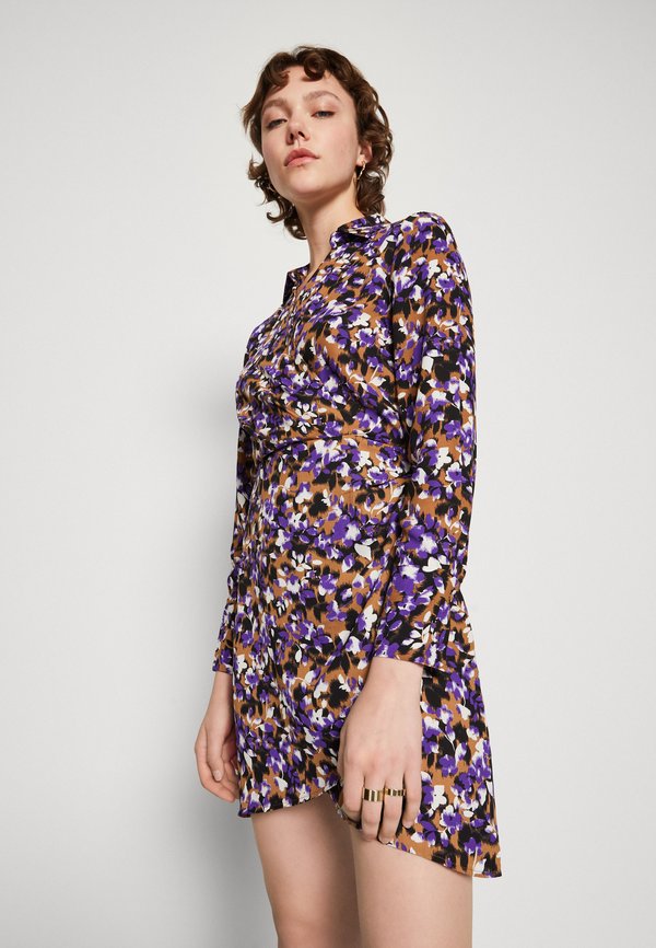 JDY JDYMOCCA FITTED WRAP DRESS
