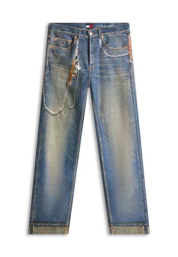 Tommy Jeans JAIMIE PRINT SELVEDGE RELAXED STRAIGHT LEG JEANS