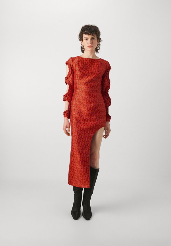 Psychedelic Overdose RUFFLE DRESS