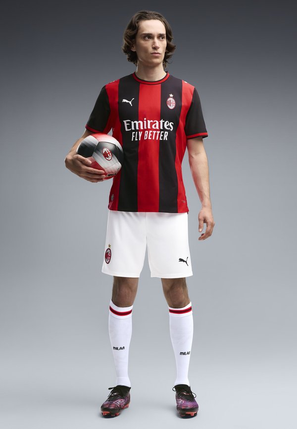 Puma AC MILAN SHORTS REPLICA - Club wear - white-for all time red