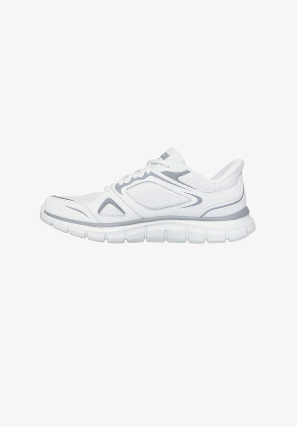 Skechers SKECHERS HERREN SLIP-INS TRACK EZRAL SNEAKER 233039 WGY WHITE GREY - Trainers - white grey
