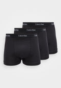 Calvin Klein Underwear TRUNK COTTON STRETCH 3 PACK  - Trunks - black