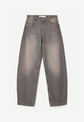 Bershka BALLOON - BAGGY - Relaxed fit jeans - mottled dark grey