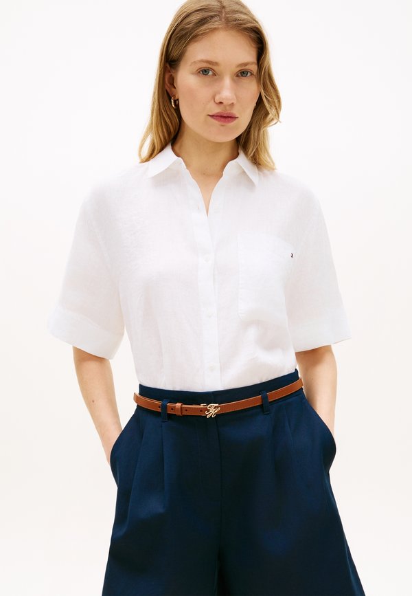 Tommy Hilfiger ESSENTIAL - Button-down blouse - optic white