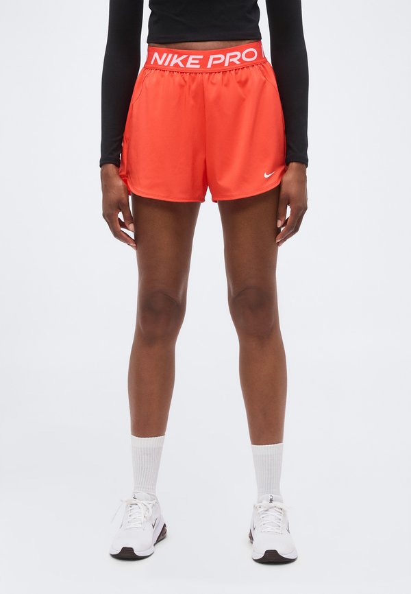 Nike Performance SHORT - Sports shorts - light crimson/white