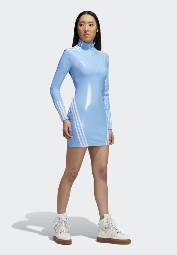 adidas Originals IVY PARK 1/2 ZIP LATEX DRESS