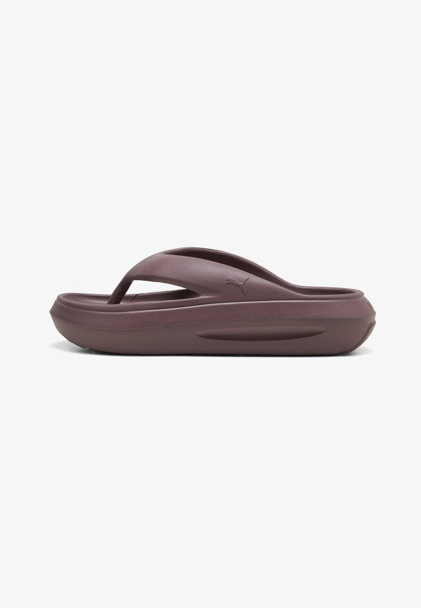 Puma FLATTER FLIP SCHWARZ 35.5 - T-bar sandals - rich cocoa