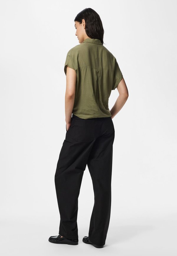 Pieces Short sleeved PCPIA LINEN BLEND