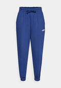 adidas Sportswear ESSENTIALS LINEAR CUFFED PANTS - Tracksuit bottoms - dark blue/white