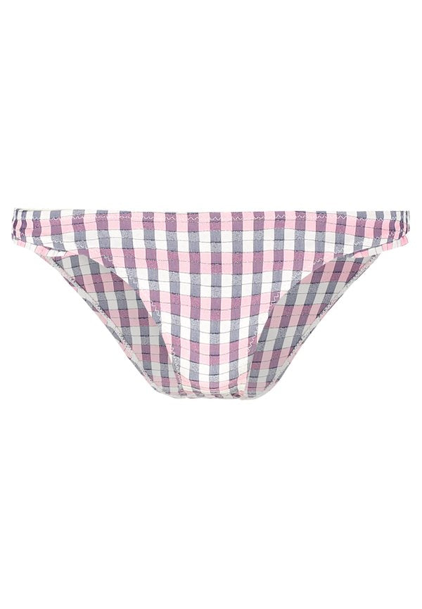 Topshop CHECK FRILL PANT