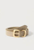 Calvin Klein STRAP - Belt - desert taupe/antique light gold-coloured