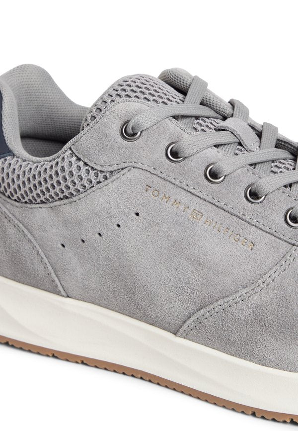 Tommy Hilfiger SUEDE MIXED TEXTURE FINE CLEAT TRAINERS