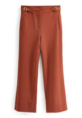 Next TAILORED METAL DETAIL WIDE LEG TROUSERS