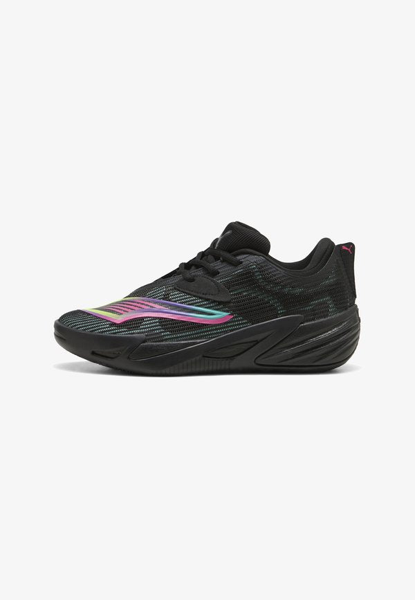 Puma ALL-PRO NITRO™ 2 CORE UNISEX - Basketball shoes - lime squeeze-ultra red-ultra blue