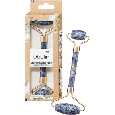 ebelin Facial massage roller made of sodalite feldspar, 1 piece