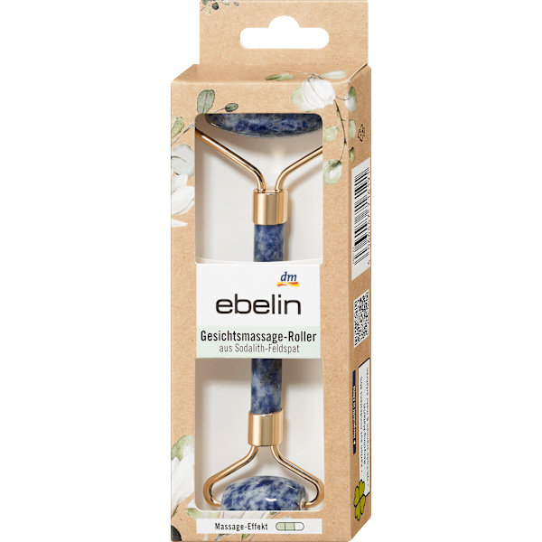 Gesichtsmassageroller aus Sodalith-Feldspat ebelin