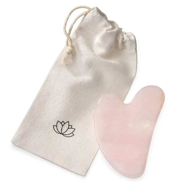 Gua Sha Y-Stein Rosenquarz ebelin
