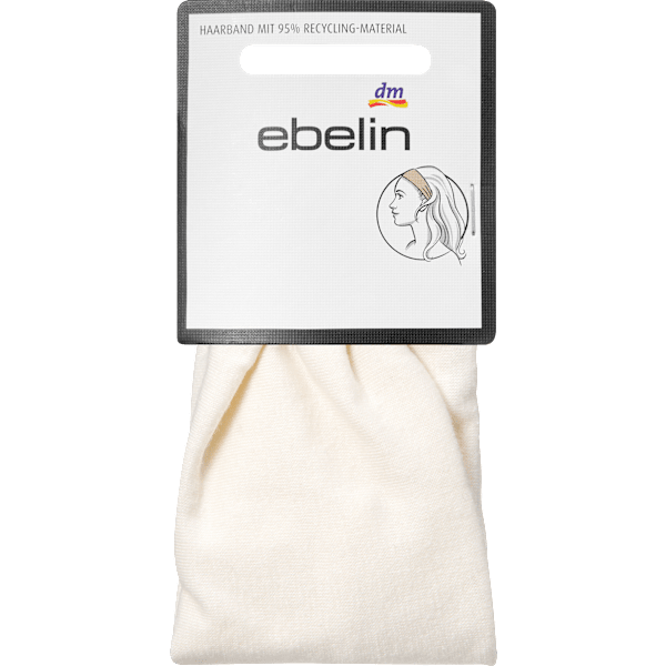 Haarband beige ebelin
