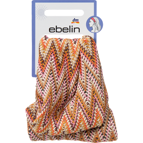 Haarband mit Ethno-Muster, braun ebelin